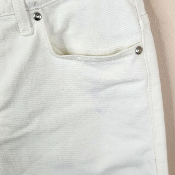 J. Lindeberg Jay Slim Fit Straight Leg 5 Pocket White Minimalist Jeans 31x34 - Picture 4 of 9